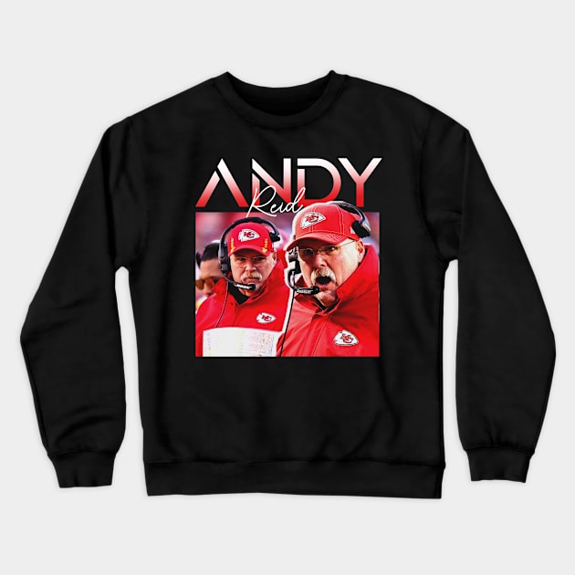 Andy Reid Bootlag Vintage Style Crewneck Sweatshirt by olivia parizeau